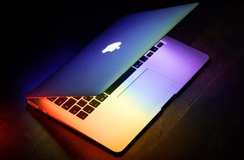 Mac Glowing Laptop Nice View