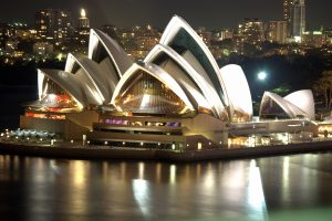Beautiful Building Sydney Opera House in Australia Wallpaper