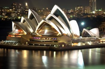 Beautiful Building Sydney Opera House in Australia Wallpaper
