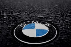 Beautiful Logo of BMW in Fog Wallpaper