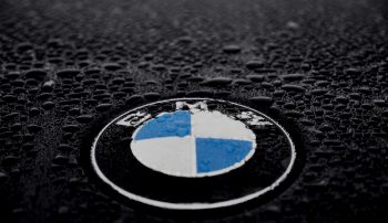 Beautiful Logo of BMW in Fog Wallpaper