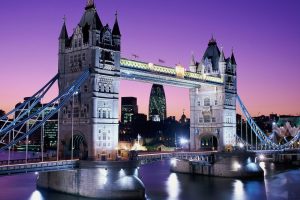 Beautiful Tower Bridge Bascule in London England