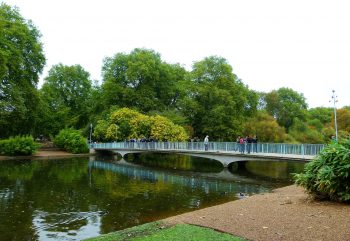 Beautiful Walking Bridge in St James Park England