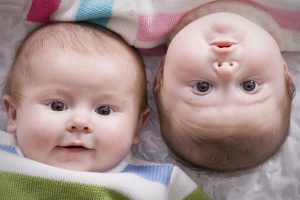 Beautiful and Cute Twin Baby HD Photo