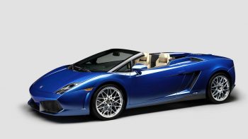 Blue Lamborghini Gallardo Car