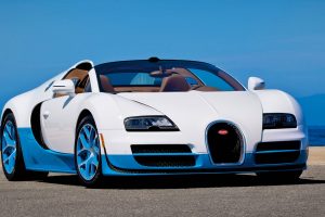 Car Bugatti on Road