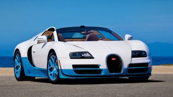 Car Bugatti on Road
