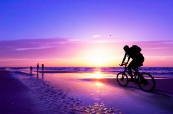 Cycle On Beach