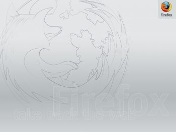 Firefox Logo Drawing