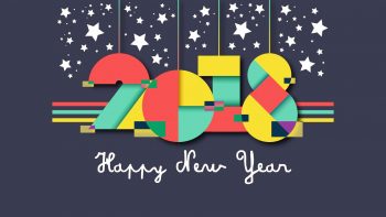 HD Wallpaper of 2018 Happy New Year