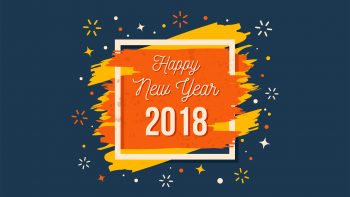 Happy New Year 2018 HD Photo Background