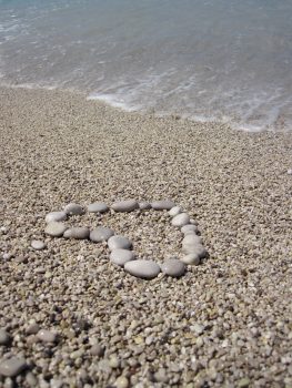 Heart On Beach