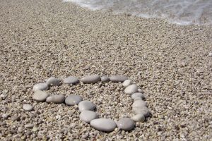 Heart On Beach