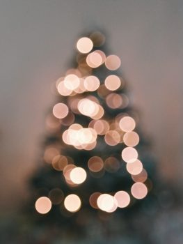 Light Blur Christmas Tree