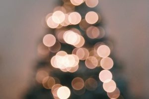 Light Blur Christmas Tree