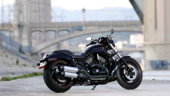 New Harley Davidson on Road HD Photo Background