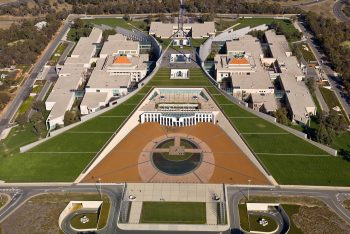 Parliament House Canberra in Australia