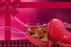 Chocolates Red Heart Box