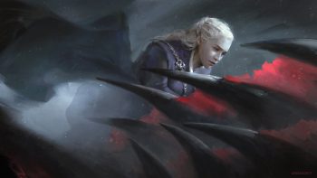 Daenerys Targaryen Riding Dragon