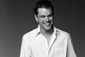 Dasing Look of Matt Damon Popular American Film Actor With Smile