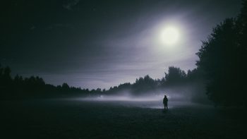 Foggy Night Moon