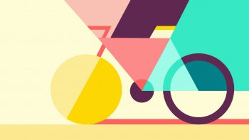 Geometric Abstract Bicycle