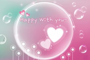 Happy With You Heart Pic