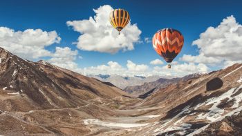 Hot Air Balloon Ride In Leh Mountains