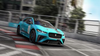 Jaguar I Pace Etrophy Electric Race Car Best HD Image