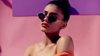Kylie Jenner Purple Honey Sunglasses Best HD Image