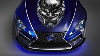Lexus Lc Black Panther Special Edition Wallpaper