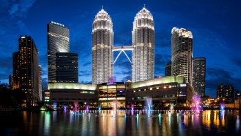 Petronas Towers Malaysia Skyline 4K