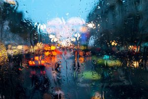 Rain on Glass Photo