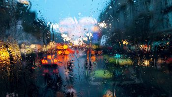Rain on Glass Photo