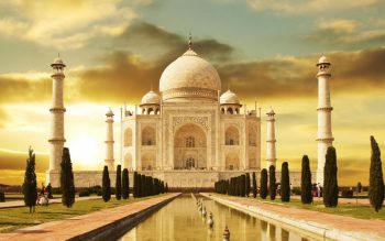 Taj Mahal Wonders of the World in Agra India HD Wallpapers