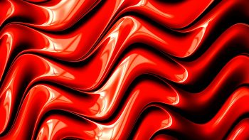 Blood Red Fractal Surface Download HD Wallpaper