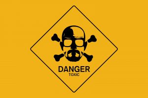 Breaking Bad Walt Danger Toxic Sign