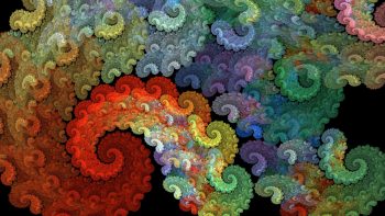 Colorful Spiral Abstraction