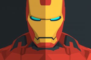 Iron Man Minimal Download HD Wallpaper