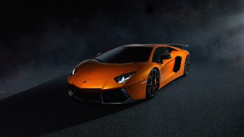 Lamborghini Aventador Lp700 4 Orange Full HD Wallpaper Download