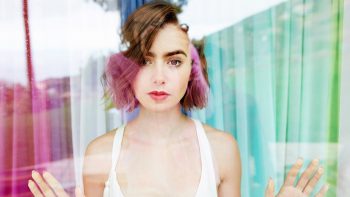 Lily Collins Full HD Wallpaper Download