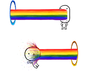 Portal Funny Meme Download Rainbows