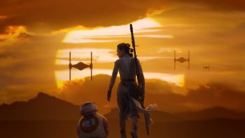 Rey  Bb 8 Star Wars The Force Awakens Full HD Wallpaper Download