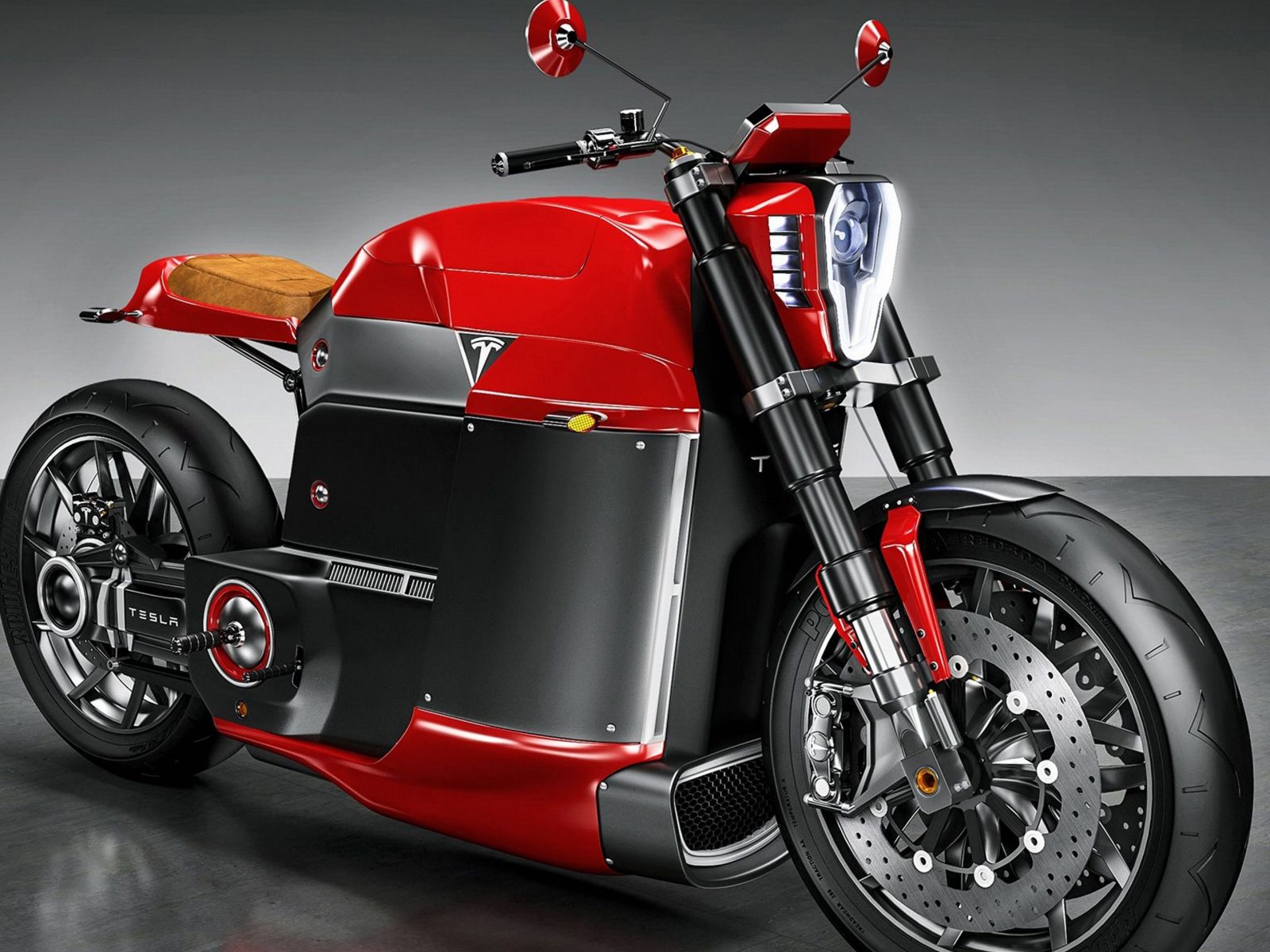 tesla model m concept electric motorcycle