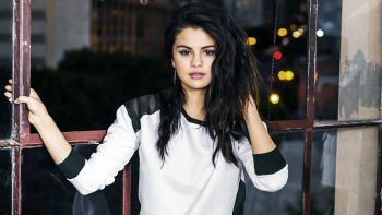 Selena Gomez in White and Black