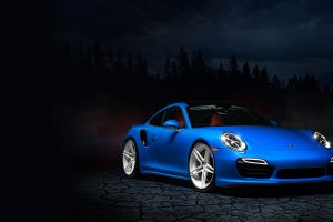 Blue Porsche 991 Full HD Wallpaper Download Wallpaper JPG Image