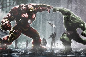 Hulkbuster Ironman Vs Hulk HD Wallpaper Download Wallpaper