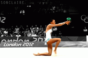 Amazing Gymnast With Ball Exercises Animated Gif Cool Image