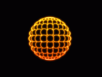 Amazing Super D Computer Ball Sphere Art Animated Gif Cool Image