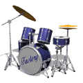Animated Drum Set